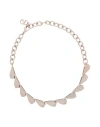 Valentino Garavani Woman Necklace Rose Gold Size - Metal In Rose Gold