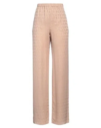 Valentino Garavani Woman Pants Beige Size 6 Silk