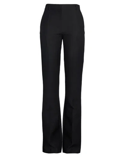 Valentino Garavani Woman Pants Black Size 4 Virgin Wool, Silk