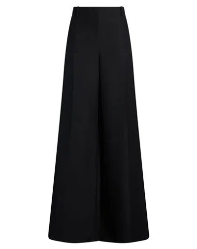 Valentino Garavani Woman Pants Black Size 8 Virgin Wool, Silk
