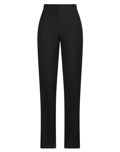 VALENTINO VALENTINO GARAVANI WOMAN PANTS BLACK SIZE 2 VIRGIN WOOL, SILK
