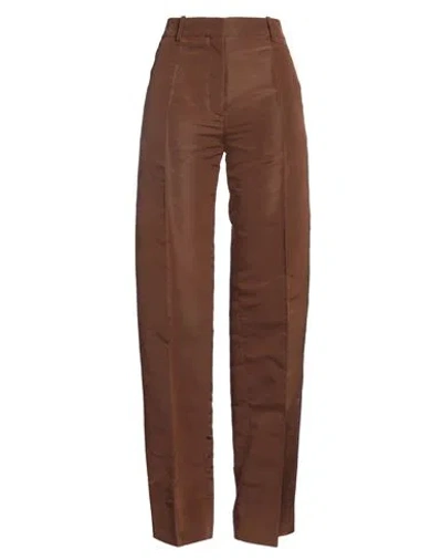 Valentino Garavani Woman Pants Brown Size 4 Silk