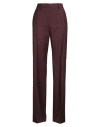 Valentino Garavani Woman Pants Burgundy Size 4 Virgin Wool, Mohair Wool In Red