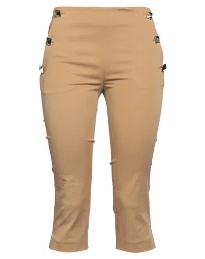Valentino Garavani Woman Pants Camel Size 4 Cotton, Elastane