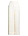 Valentino Garavani Woman Pants Cream Size 6 Cotton, Polyester, Viscose, Polyamide In White