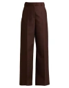 Valentino Garavani Woman Pants Dark Brown Size 4 Polyester