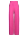 Valentino Garavani Woman Pants Fuchsia Size 4 Silk In Pink