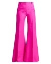 Valentino Wool-blend Tailored Trousers In Pink