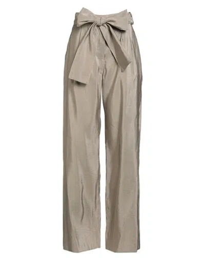 Valentino Garavani Woman Pants Grey Size 4 Silk In Gray