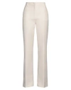 Valentino Garavani Woman Pants Ivory Size 6 Virgin Wool, Silk In White