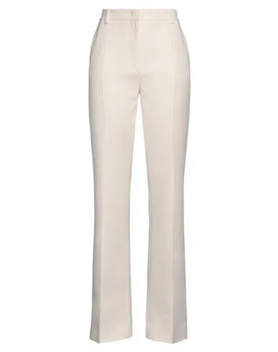 Valentino Garavani Woman Pants Ivory Size 8 Virgin Wool, Silk In White