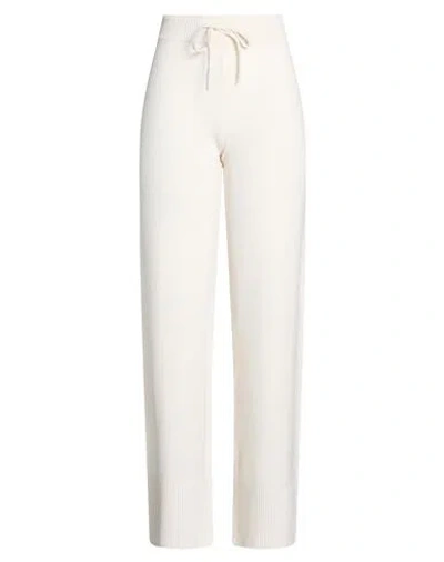 Valentino Garavani Woman Pants Ivory Size L Cashmere In White