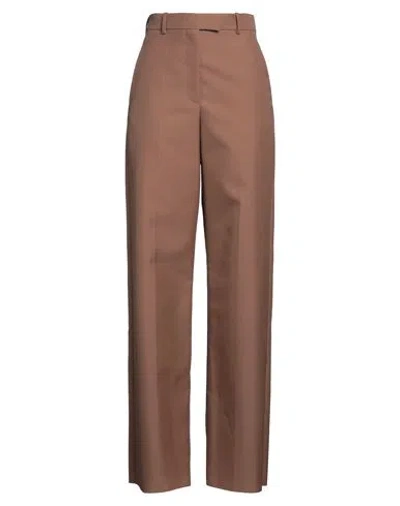 Valentino Garavani Woman Pants Khaki Size 8 Polyester In Beige