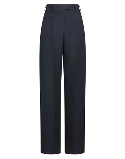Valentino Garavani Woman Pants Midnight Blue Size 6 Virgin Wool, Silk