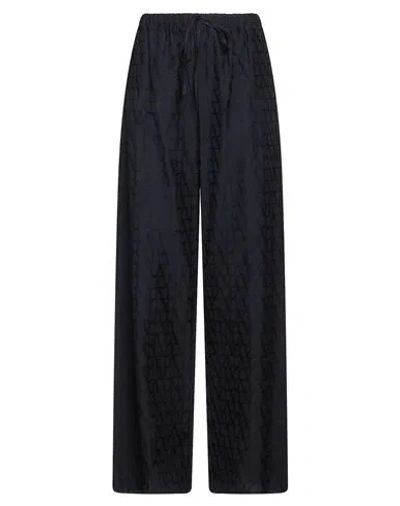 VALENTINO VALENTINO GARAVANI WOMAN PANTS NAVY SIZE 6 COTTON