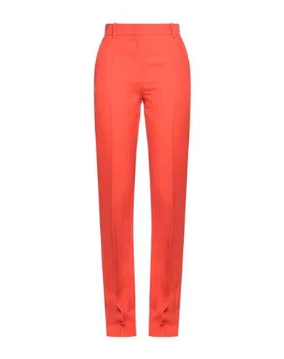 Valentino Garavani Woman Pants Orange Size 2 Virgin Wool, Silk