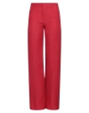Valentino Garavani Woman Pants Red Size 8 Virgin Wool, Silk
