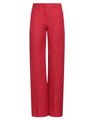 Valentino Garavani Woman Pants Red Size 8 Virgin Wool, Silk