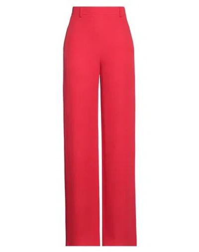 Valentino Garavani Woman Pants Red Size 6 Silk