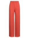 Valentino Garavani Woman Pants Rust Size 10 Silk In Red