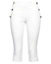 Valentino Garavani Woman Pants White Size 4 Cotton, Elastane