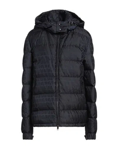 Valentino Garavani Woman Puffer Midnight Blue Size 14 Polyamide In Blue