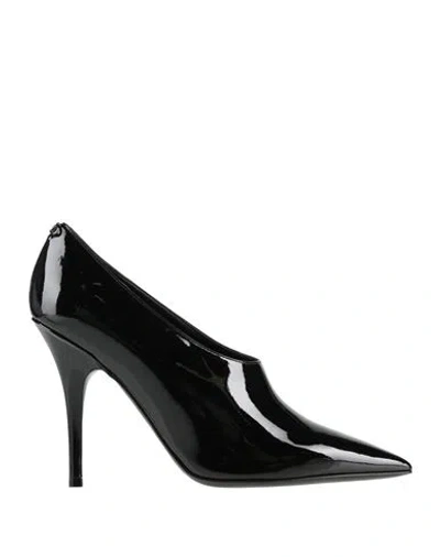 Valentino Garavani 105mm Le Salon Leather Pumps In Black