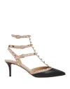 Valentino Garavani Woman Pumps Black Size 6 Soft Leather