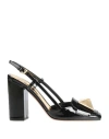 Valentino Garavani Woman Pumps Black Size 10 Soft Leather