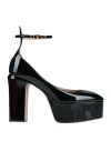 Valentino Garavani Woman Pumps Black Size 7.5 Soft Leather