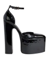Valentino Garavani Woman Pumps Black Size 8 Leather In Black