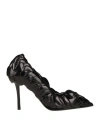 Valentino Garavani Woman Pumps Black Size 7 Soft Leather In Black