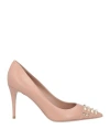 Valentino Rockstud 90 Leather Pump In Pink