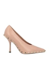 Valentino Garavani Woman Pumps Blush Size 7.5 Leather In Pink