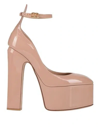 VALENTINO GARAVANI VALENTINO GARAVANI WOMAN PUMPS BLUSH SIZE 9.5 SOFT LEATHER