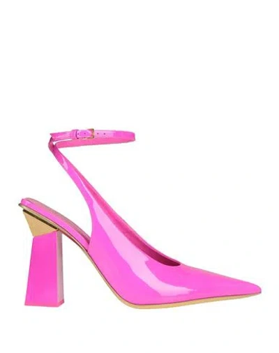 Valentino Garavani One Stude Hyper 110mm Leather Pumps In Pink