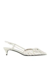 Valentino Garavani Woman Pumps Ivory Size 5 Leather In White