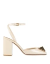Valentino Garavani Woman Pumps Ivory Size 6 Leather In White