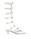 Valentino Garavani Woman Pumps Ivory Size 8 Soft Leather In White