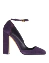 Valentino Garavani Woman Pumps Mauve Size 11 Leather