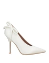 Valentino Garavani 110mm Nite Out Satin Pumps In White