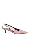 Valentino Garavani Woman Pumps Pastel Pink Size 9.5 Leather