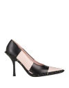 Valentino Garavani Woman Pumps Pink Size 7 Leather In Multi