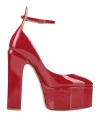 Valentino Tan-go 155 Patent Platform Pump In Red