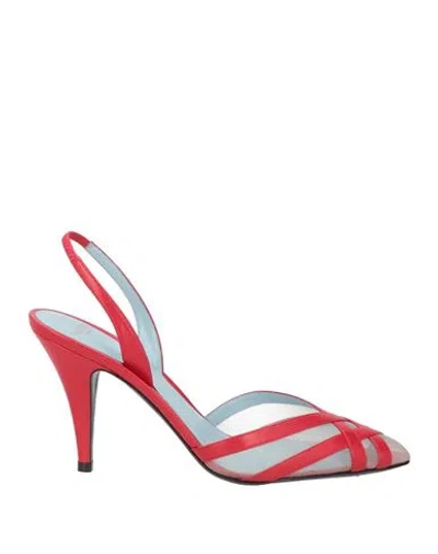 Valentino Garavani Impudance Slingback Neckline In Red