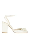 Valentino Garavani Woman Pumps White Size 7 Leather