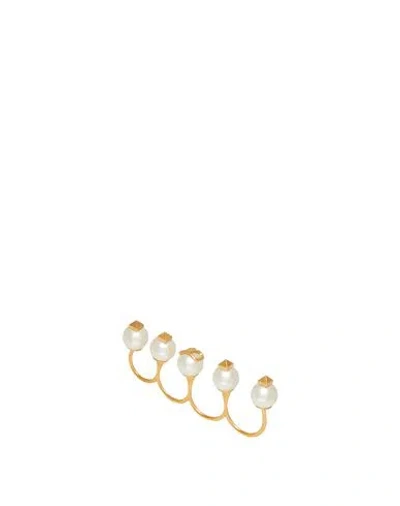 VALENTINO GARAVANI VALENTINO GARAVANI WOMAN RING GOLD SIZE M METAL