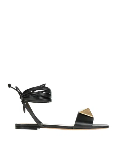 Valentino Garavani Sandals In Black