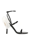 Valentino Garavani Woman Sandals Black Size 11 Leather