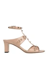 Valentino 60mm Rockstud Leather Sandals
